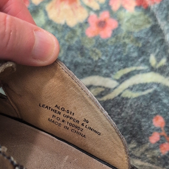 Alegria Classic Mary Jane Patterned Embossed Clogs Slip On Leather 9 - Picture 6 of 8